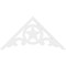 Ekena Millwork Pitch Austin Architectural Grade PVC Gable Pediment, 48"W x 24"H x 1"P (12/12) GPP048X024X100AUS - alternate 4